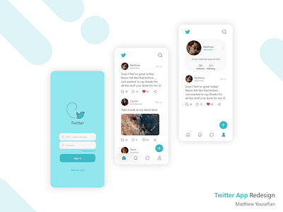 Twitter App Redesign