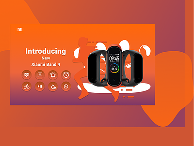 Xiaomi band 4 fit band product intro band bands fit band intro m4 m4 band product product design xiaomi xiaomi fit band