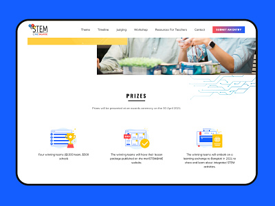 meriSTEM@NIE Competition Website Icons design icon ui web