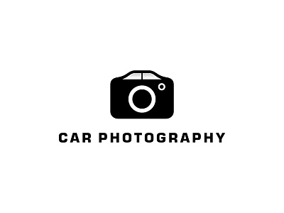 CAR PHOTOGRAPHY LOGO auto automotive camera car concept design icon logo negative space logo photo photographer photography studio symbol
