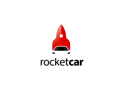 ROCKET CAR auto business car company concept design element fast graphic icon illustration logo logotype rocket sign speed symbol technology transport vector