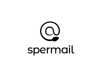 SPERMAIL address business communication computer design e mail email icon internet isolated logo mail red sign sperm symbol technology web white www