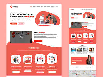 Redesign Metranet Website