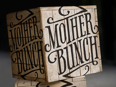 Mother Bunch Crates branding identity logo design