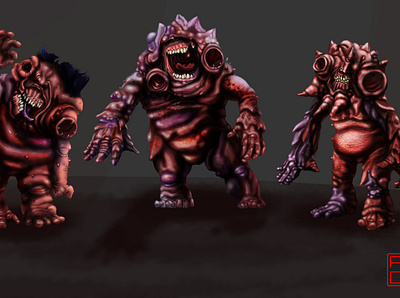 Ghoulies concept art creepy game art illustration monster monster design scary