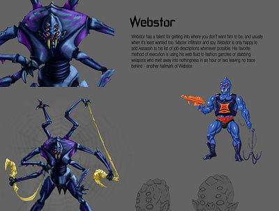 Masters of the Universe - Webstor character characterdesign heman masters of the universe monster motu redesign shera