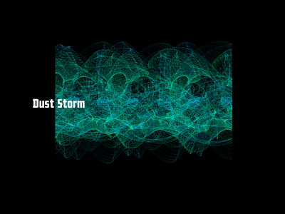 Dust Storm processing typeface