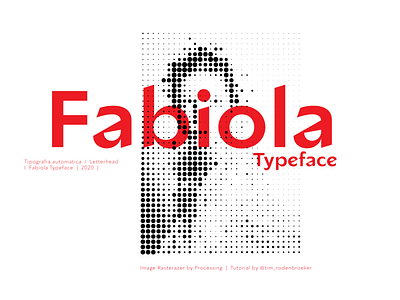Fabiola Typeface design font processing type typeface typography vector