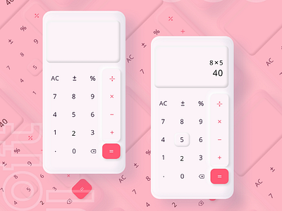 Calculator UI  Soft Design