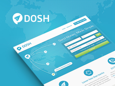 Dosh case study design dosh isoflow payment responsive transfer money website