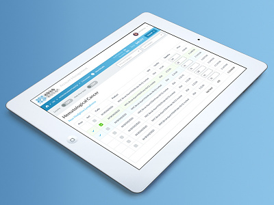 iPad Web App clean design isoflow management mobile tool ui ux