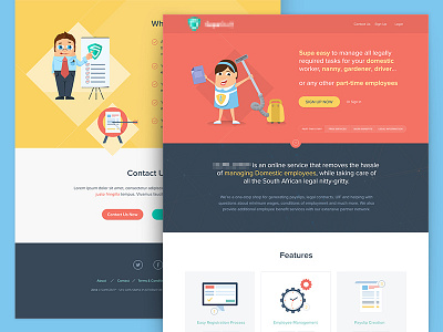 Supastaff Landing Page