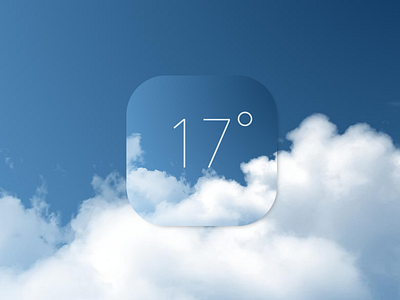 iOS8 Weather App Icon[Concept] app concept icon ios8 weather