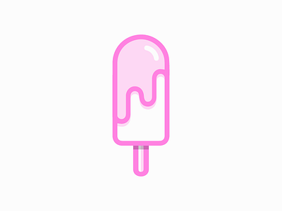 IOS IceCream flat icon alt color [concept] concept flat icon ios