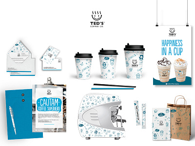 Brand Identity Design for TED'S Coffee Co.