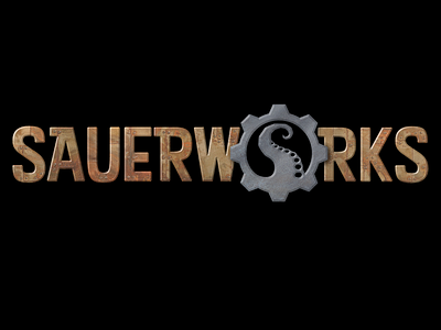 Sauerworks textured name logo