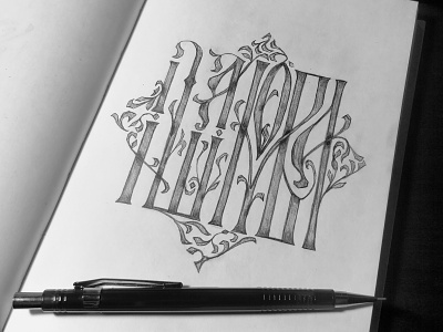 Another Language branding calligraphy callivember design handlettering lettering typography vyaz