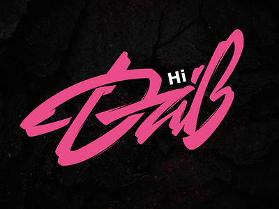 Hello, dribbble calligraphy handlettering lettering typography