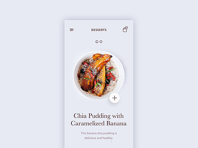 Food order concept app application beauty colors concept delicious food order restaurant ui ux
