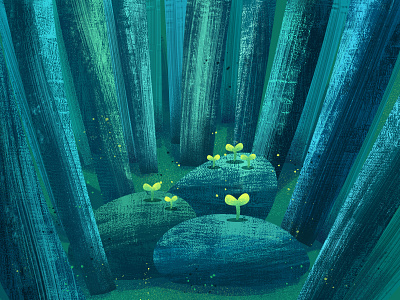 林间 illustration