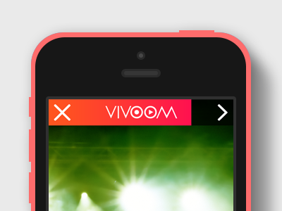 Vivoom App app ios mobile ui ux video vivoom