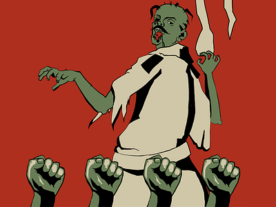 Russian Zombies game graphic illustration russia wip zombie