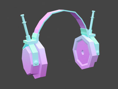 Daily model #9, Designers Tools: Headphones