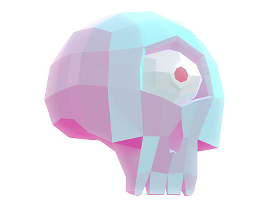 Low Poly Skull – Model 31/366