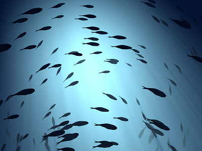 Fish in the sea – Model 43/366 3d 3d illustration animals cg cgi fish illustration low poly modeling ocean rendering underwater