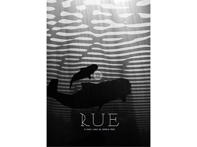 "Rue" Cover 3d 3d illustration animals cg cgi illustration low poly modeling ocean rendering underwater whaler