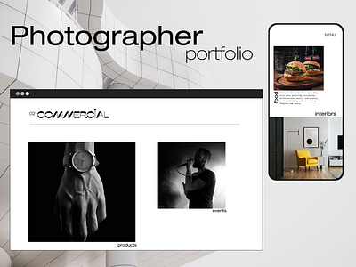 Website design for a photographer