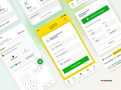 APP de embarque de passageiros - Eucatur app design ui ui design ux