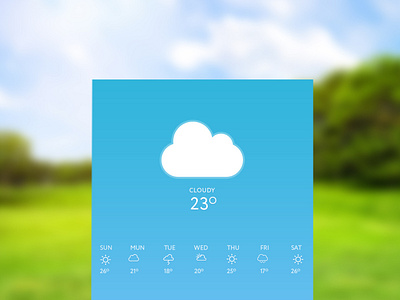 design for app and website background weather