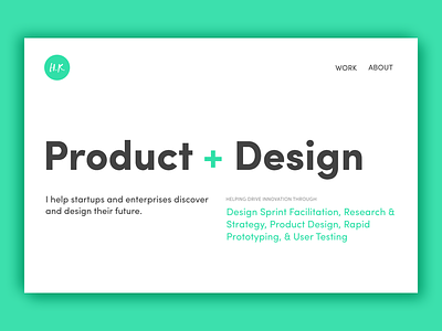 Portfolio V4 clean portfolio simple sofia pro typography web design white space