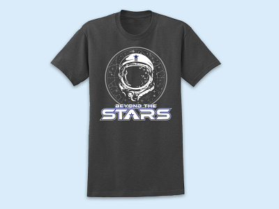 Beyond the Stars T-Shirt clothing design design illustration illustrator screenprint typography vector