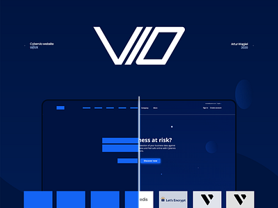 Cybervio Company - UI/UX app branding clean design graphic design logo ui ux vector web