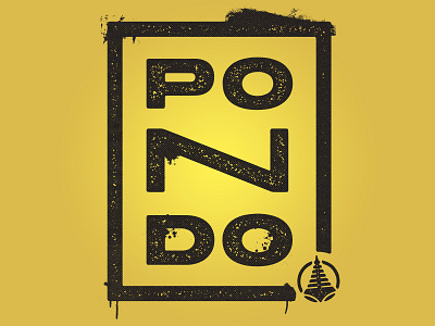 Pondo Stacked Shirt apparel camp grunge letters mock up rough shirt stacked summer