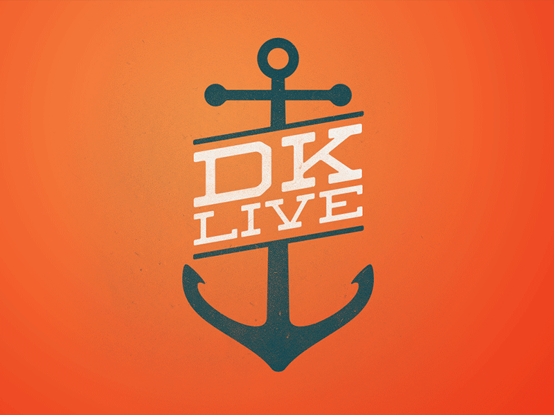 DK Live ReBrand anchor blue church event gif kids orange rebrand