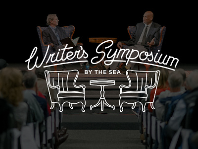 Writer's Symposium By The Sea education illustration lettering logo point loma script typography writing