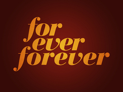 For Ever Forever Shirt design apparel bodoni campaign forever fundraise fundraising leukemia shirt t shirt t shirt graphic typography
