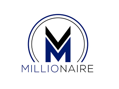 MILLIONAIRE PROFESSIONAL LOGO branding business logo clean design flat icon identity illustration illustrator lettering logo logodesign professional logo