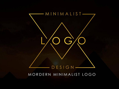 MODERN MINIMALIST LOGO branding clean design flat icon identity illustration illustrator lettering logo logodesign