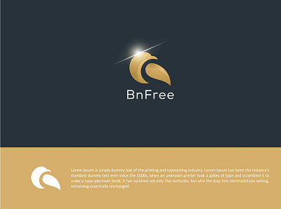 BnFree PROFESSIONAL BUSINESS LOGO branding clean design flat icon identity illustration illustrator lettering logo logodesign