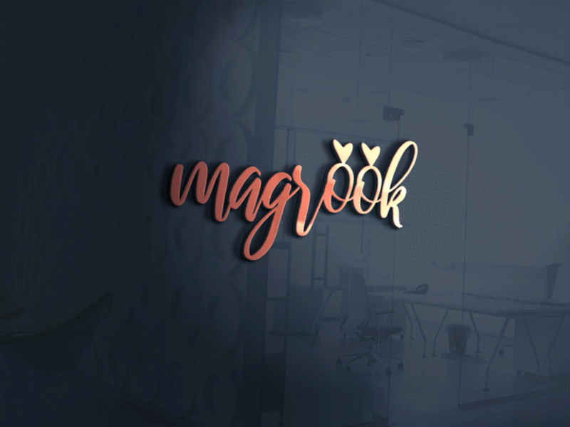 MAGROOK PROFESSIONAL BUSINESS LOGO branding business logo clean design flat icon identity illustrator lettering logo logodesign minimal professional logo