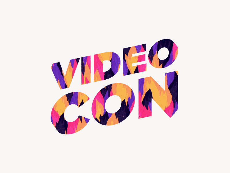 Digital Conf animation brand cover digital event fire gif logo nomad