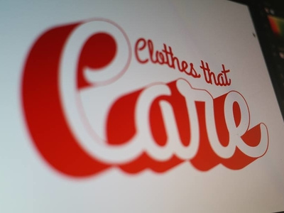 Care Clothing branding