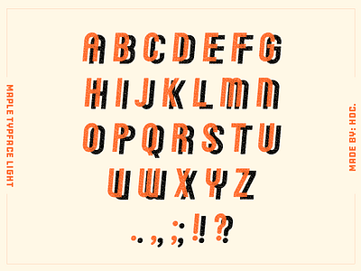 Maple furry font