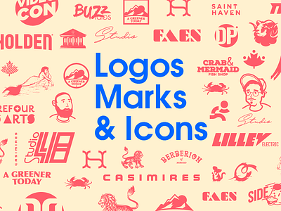 Logos 17 brand duotone exploration logo mark minimalist monogram studio type