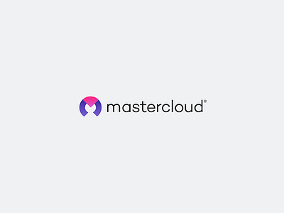 Mastercloud logo brand grey logo m mark minimalist monogram payment type