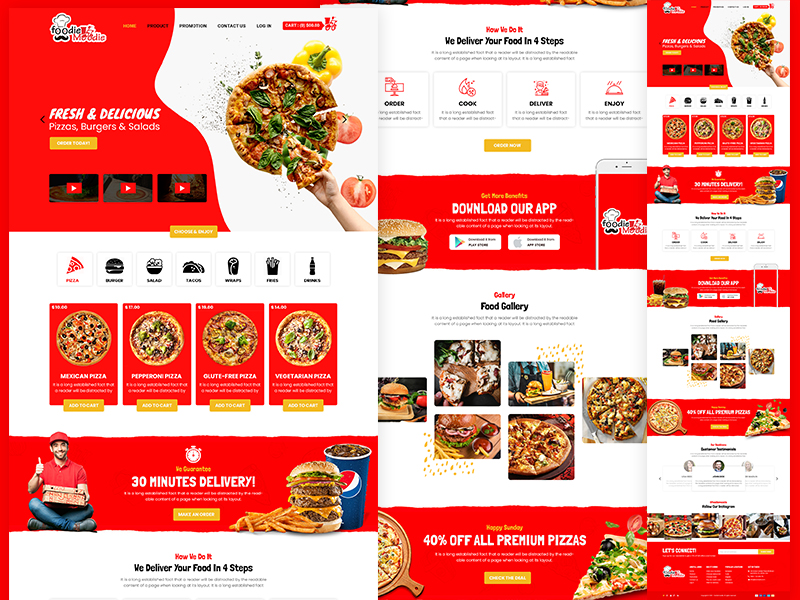 Landing_page_design by Shaiz Abidi on Dribbble